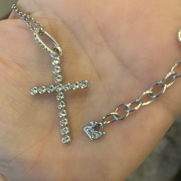Swarovski Cross Pendant and chain